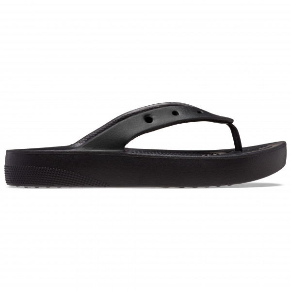 Crocs - Women's Classic Platform Flip - Sandalen Gr W10 schwarz von Crocs