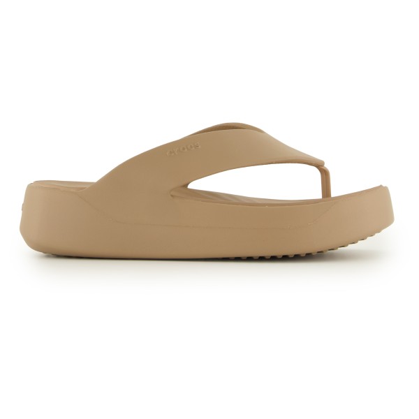 Crocs - Women's Getaway Platform Flip - Sandalen Gr W10 beige von Crocs