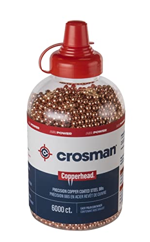 Crosman Copperhead Stahlrundkugel 4,5mm verkupfert 6.000 Stück Munition von Crosman