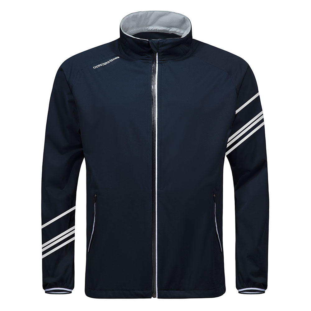 'Cross Golf Hurrican Herren Regenjacke 2021 navy' von Cross