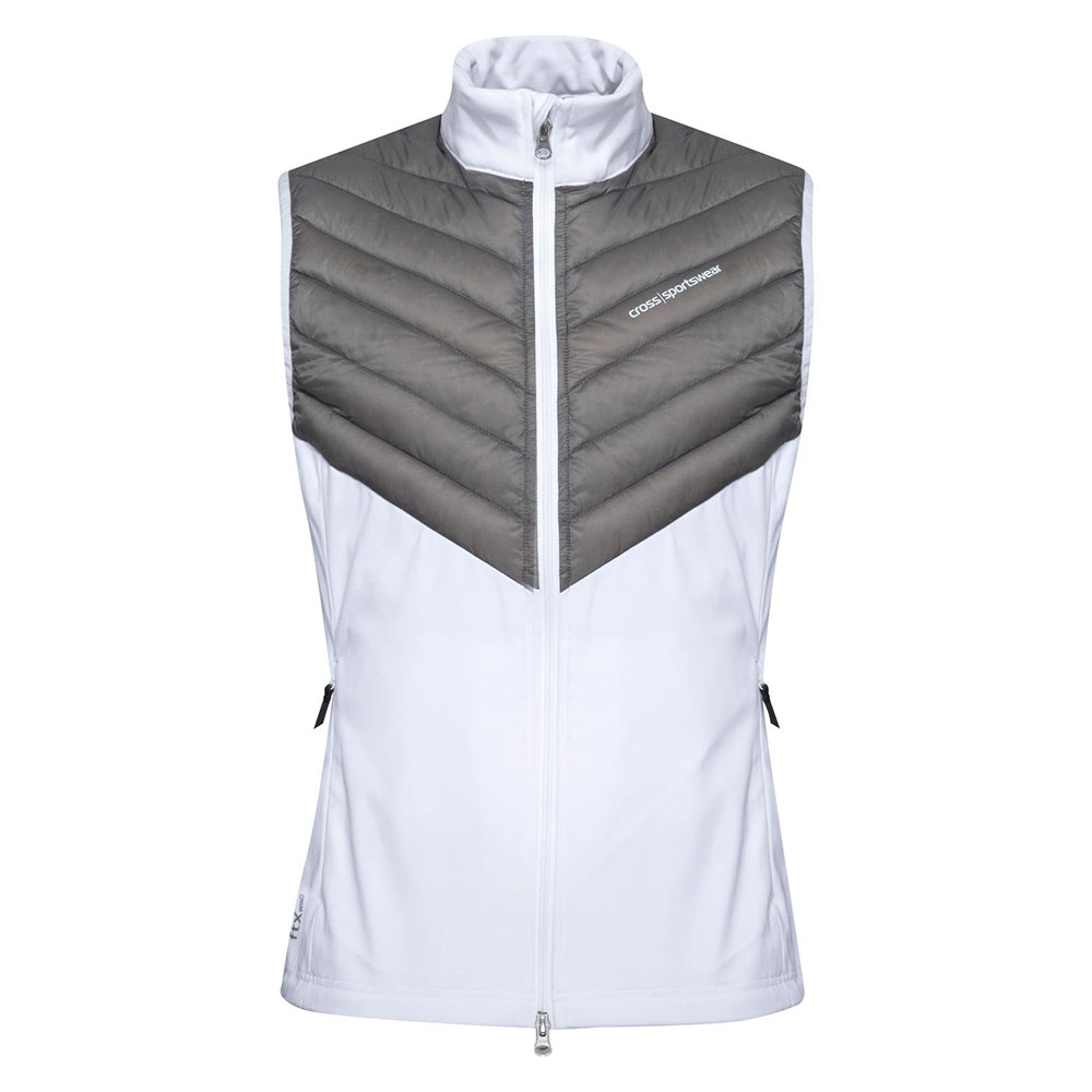 'Cross Golf Stance Herren Softshell Weste weiss' von Cross