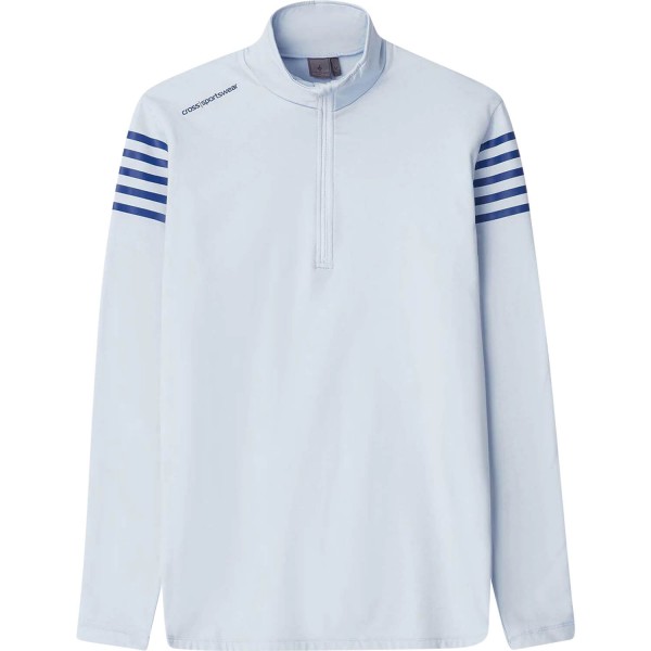 Cross Layer Sporty Half-Zip hellblau von Cross