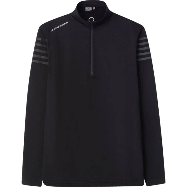 Cross Layer Sporty Half-Zip schwarz von Cross