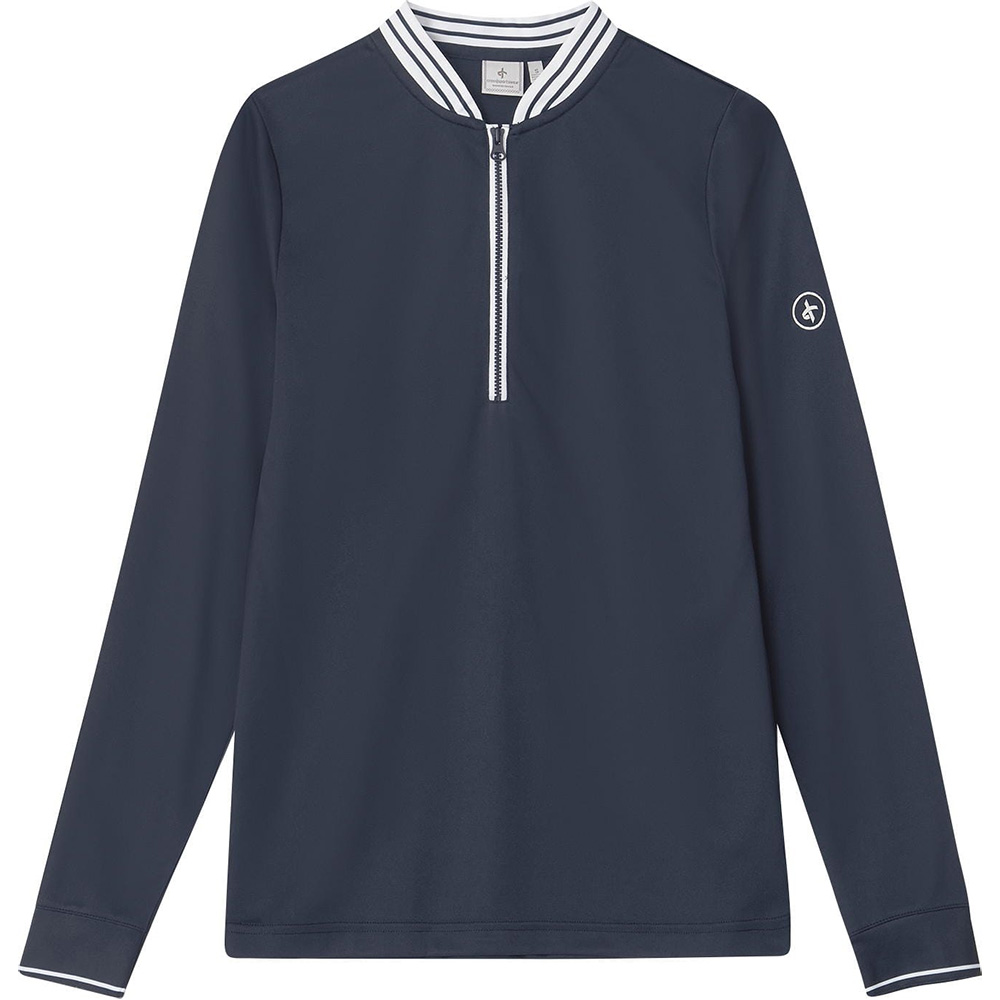 'Cross Nostalgia LS Damen Langarm Golf Polo navy' von Cross