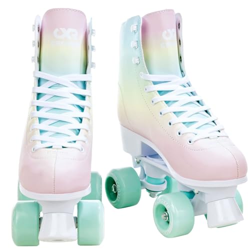Croxer Rollschuhe Roller Skates Alessa (Rainbow, 36(23cm)) von Croxer