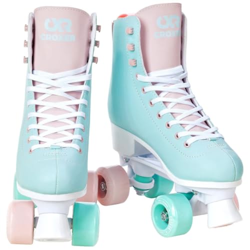 Croxer Rollschuhe Roller Skates Lea (Mint/Pink, 37 (23,5cm)) von Croxer