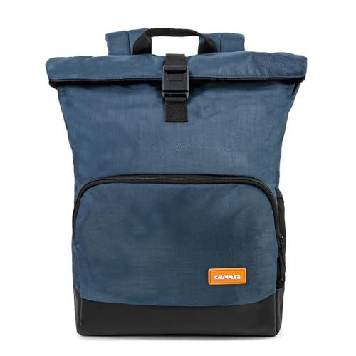 Crumpler Abstract Rolltop Backpack 14", funktionaler Allround-Rucksack für 14" Laptop, nachtblau von Crumpler