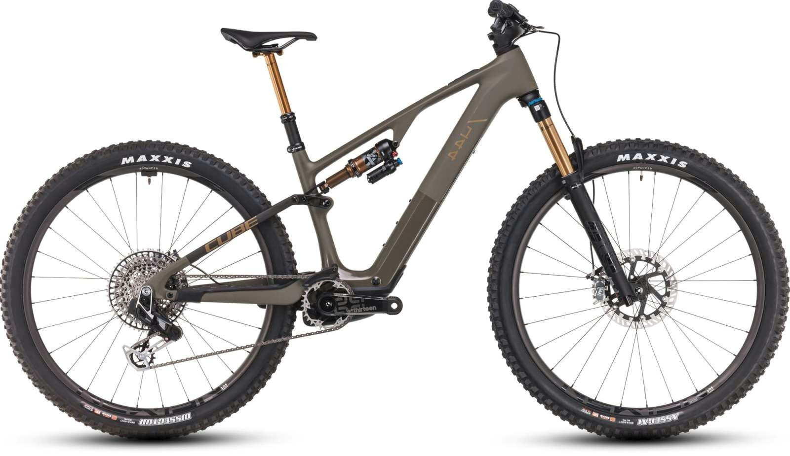 Cube AMS Hybrid ONE44 C:68X SUPER TM 400X 29 dustyolive´n´gold 29" 400 Wh Diaman... von Cube