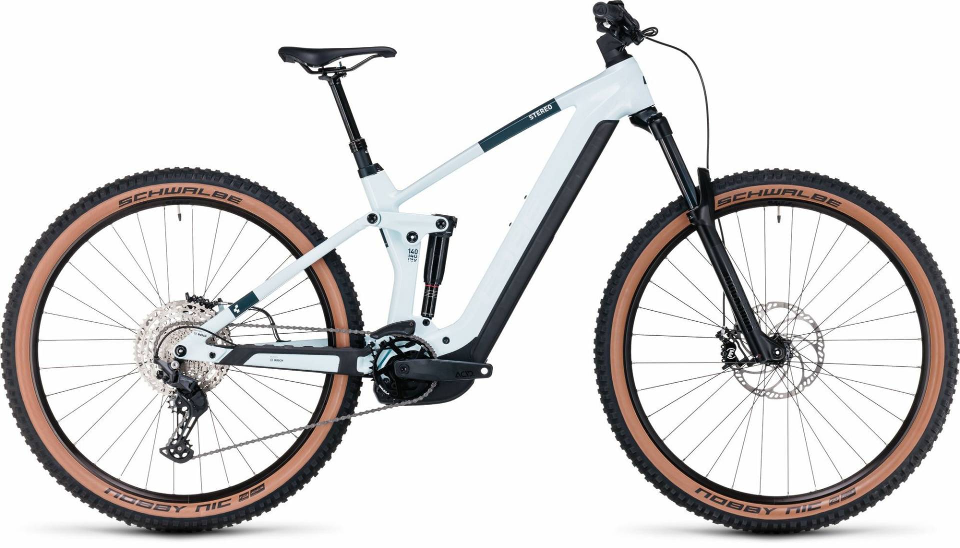 Cube Stereo Hybrid 140 HPC Pro 750 frostwhite´n´grey 29" 750 Wh Diamant von Cube