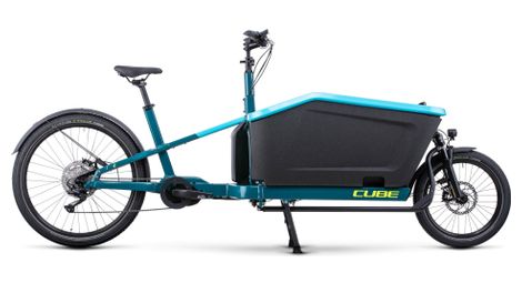 cube cargo sport dual hybrid 1000 electric cargo bike shimano deore 10s 1000 wh 20 27 5   blau 2023 von Cube