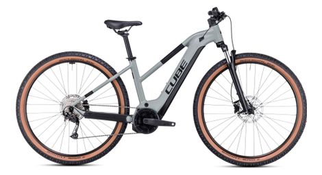cube reaction hybrid performance 500 trapeze electric hardtail mtb shimano alivio 9s 500 wh 29   swamp grey green 2023 von Cube