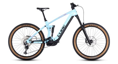 cube stereo hybrid 160 hpc race 750 27 5 electric full suspension mtb shimano deore 12s 750 wh 27 5   ice blue 2023 von Cube