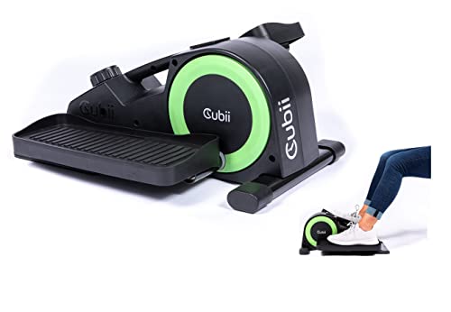 Cubii JR2 Mini Heimtrainer Beintrainer mit LCD-Fitness-Tracker - Pedaltrainer mit Einstellbarem Widerstand -Fitnessgeräte für Zuhause - Tischfahrrad für das Home-Office von Cubii