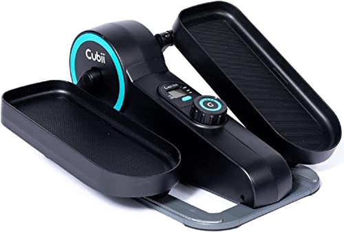 Cubii Move Mini Heimtrainer Beintrainer mit LCD-Fitness-Tracker - Pedaltrainer mit Einstellbarem Widerstand - Fitnessgeräte für Zuhause - Tischfahrrad für das Home-Office von Cubii