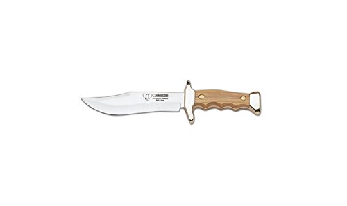 Cudeman Outdoor Messer Satin Olivenholz, Klingenlänge:  13 cm, CUDM-1139 von Cudeman