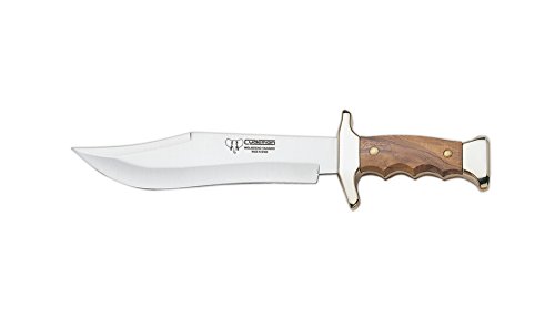Cudeman Outdoor Messer Satin Olivenholz, Klingenlänge:  21 cm, CUDM-1129 von Cudeman