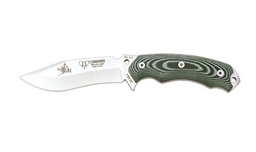 Cudeman Survival Messer Grüner Micarta mit rotem Liner, Klingenlänge:  12 cm, CUDM-1066 von Cudeman