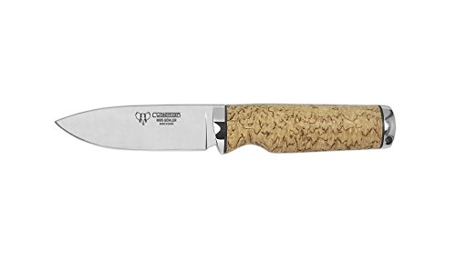 Cudeman Survival Messer polierter Birch Holz mit schwarzem Liner, Klingenlänge: 10, CUDM-1399 von Cudeman