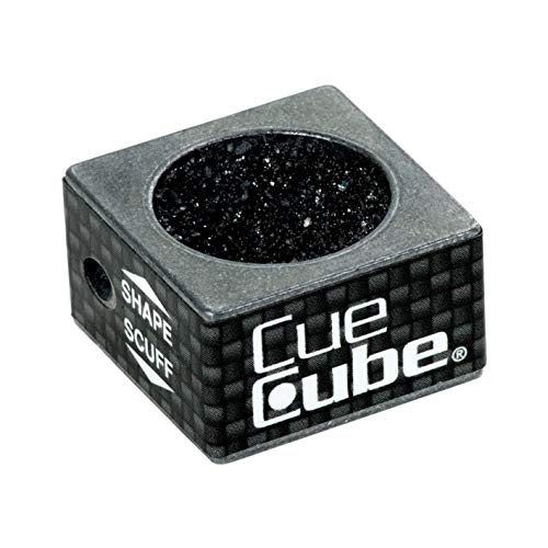 Cue Cube Billardqueue-Queue-Spitze, 2-in-1-Former, Nickel- oder Dime-Radius, wählen Sie Ihre Farbe, Silber, Nickel (.418") von Cue Cube