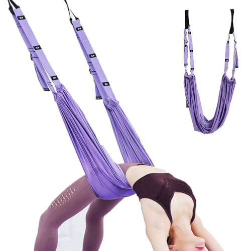 Hochelastischer Widerstandsbänder, CuiCanfla Yoga-Fitness-Stretching-Band, Yoga Elastisch Krafttraining Gymnastikband, Yoga Stretch Gurt für Reha Pilates Cheerleading Spagat Gymnastik von CuiCanfla