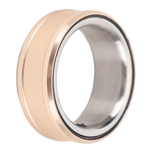 Smart Ring, Edelstahl-Fitness-Tracker-Ring mit Schlafüberwachung, Leichtes Design, Ideale Geschenkidee (Größe 18, 60 mm Innendurchmesser) von Cuifati