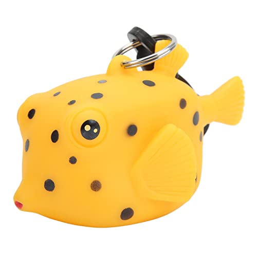 Culnflun Abdeckung für zweite Stufe des Atemreglers, Cartoon Fish Scuba Dive Mundstück staubdichte Abdeckung mit Clip, für zweite Stufe des Atemreglers Halterung (Gelb gefleckter Fisch) von Culnflun