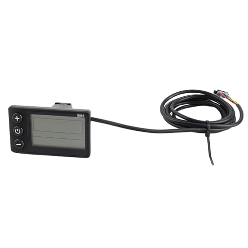 Culnflun S866 Electric Bicycle LCD Display Meter, 24V 36V 48V LCD Display Control Panel, Cycling Odometer LCD Control Panel for Electric Scooter Electric Bike Modification von Culnflun