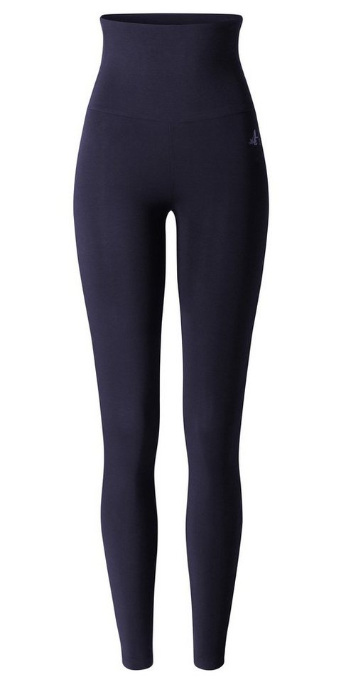 Curare Yogaleggings Yoga Leggings Midnight Roll Down (Standard, 1-tlg) von Curare