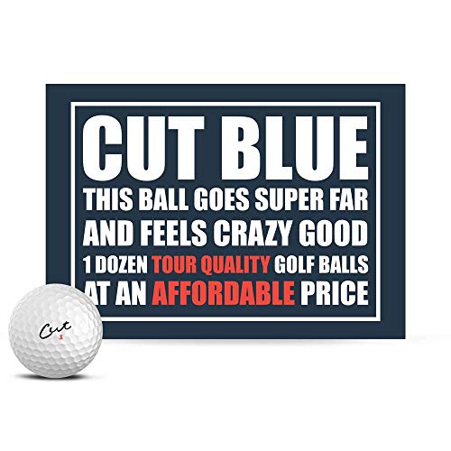 Cut Golf Golfbälle, 4 Stück, Urethan, Blau von Cut Golf