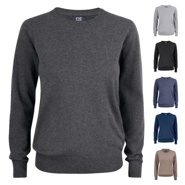 Cutter & Buck Oakville Crewneck Ladies Damen von Cutter & Buck