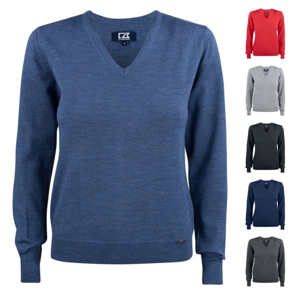 Cutter & Buck Pullover V-Ausschnitt Everett Damen von Cutter & Buck
