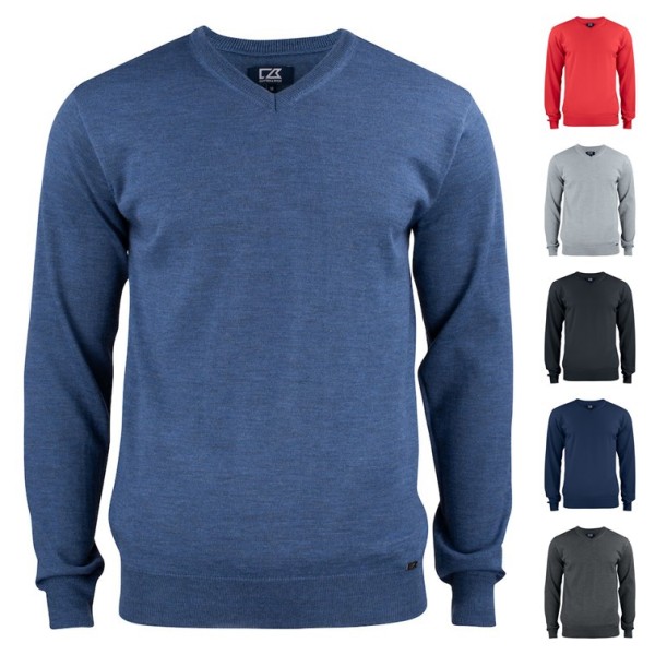 Cutter & Buck Pullover V-Ausschnitt Everett Herren von Cutter & Buck