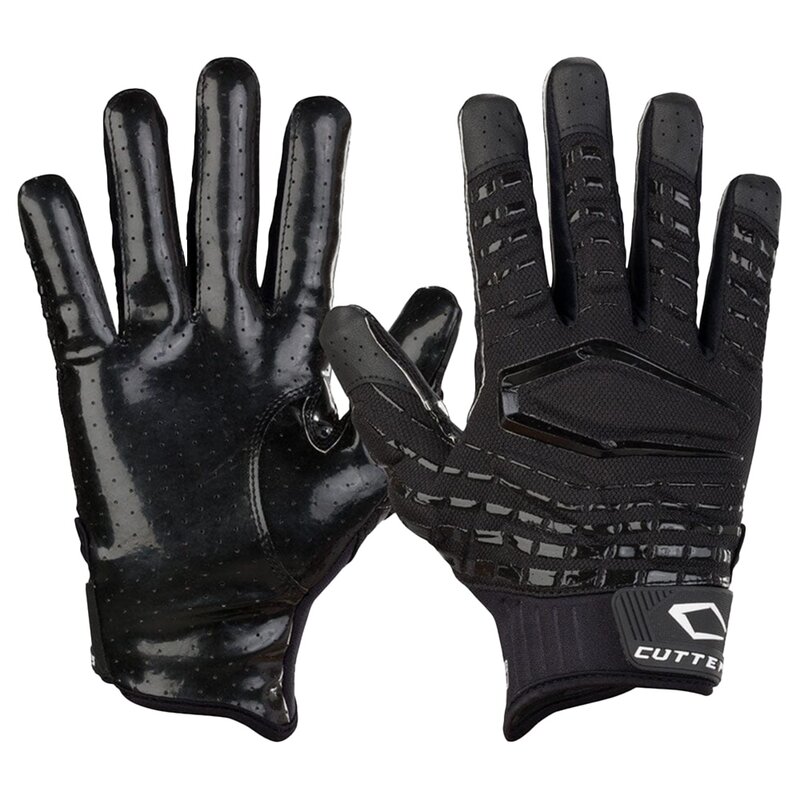 Cutters CG 10620 Gamer 5.0 leicht gepolsterte Football Handschuhe - schwarz Gr.2XL von Cutters