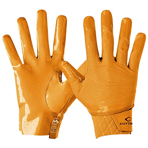 Cutters CG10440-30016-L Rev Pro 5.0 Receiver Handschuhe Solid Gold L von Cutters