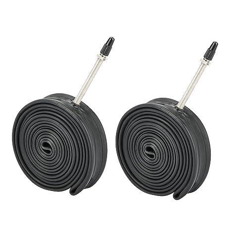 Cvoepobey 2er Pack 700 X 28-32C Reifen Rennrad Fahrradschlauch Set mit 60mm Presta-Ventil für Rennräder von Cvoepobey