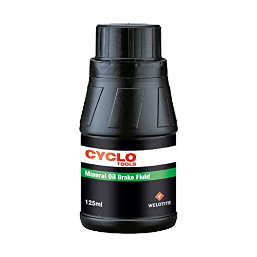 Cyclo Tools Mineralöl-Bremsflüssigkeit, schwarz, 7 x 7 x 10 cm von Cyclo Tools