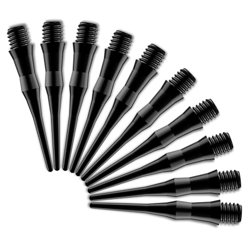 CyeeLife Premium Dartspitzen Set, 100 Stück 2BA Gewinde, Kunststoff Softdart Spitzen, Profi Dartspitzen, Dartspitzen Kunststoff, Softdarts Ersatzspitzen, Extrem stabil & langlebig von CyeeLife