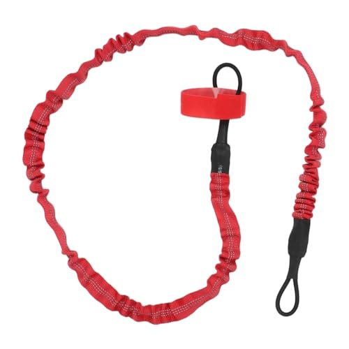 2 Stück Kajak-Paddel Le – Nylon-Gummi-Konstruktion, Widerstandsfähiges, Dehnbares Anti-Verlust-Seil Zur Sicherung Ihrer Kajak-Paddel Und -Ruten(Rot) von Cyllde