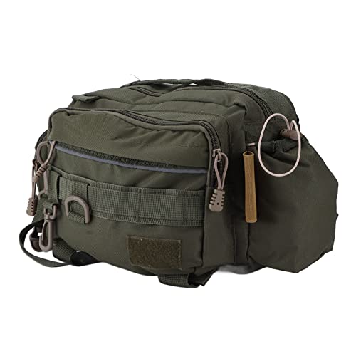 Cyllde Praktische Tasche Für Angelausrüstung – Nylon 600D Sling Pack Mit Hüftgurt Für Die Organisation von Outdoor-Radfahren Und Angelausrüstung(绿色) von Cyllde
