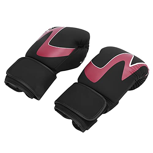 Fight-Boxhandschuhe Für Männer Und Frauen – Ideal Für Muay Thai Und Sandbag-Training – Und Bequemer 12-Unzen-Handschuh(Rot) von Cyllde