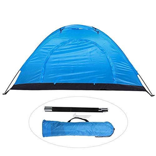Backpacking Camping Zelt, Backpacking Zelt 1 Person, Überlebenszelt Instant Cabin Zelt mit fortschrittlichem Entlüftungsdesign(Blue) von Cyrank