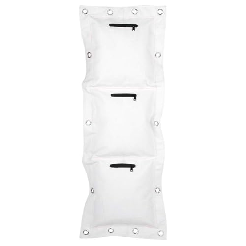 Segeltuch-Wandtasche für Wing Chun, Wall Sandsack, Wing Chun Wall Canvas Punch, Kung Fu Kick Striking Punch Bag Punch Empty Sand Bag Target mit Reißverschluss für Boxtraining Taekwondo(Triple Bag) von Cyrank
