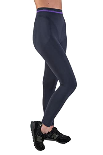 Figurformende Anti-Cellulite Lange Hose (Leggings) mit Massageeffekt mit Emana® bioFIR - Grau Größe L von CzSalus