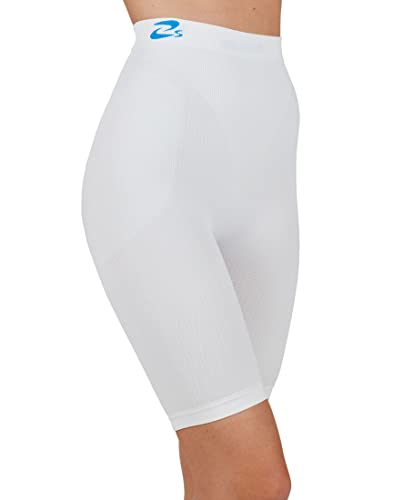 Figurformende Anti-Cellulite Shorts mit Massageeffekt - weiße Größe L von CzSalus