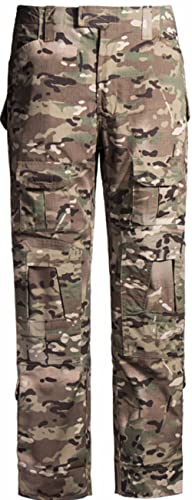 Czen Kampfhose Herren, Militärische Taktische Hosen Airsoft Gear BDU Uniformen Camouflage Hose für Paintball Jagd Airsoft (CP,3XL) von Czen