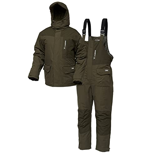 Dam Xtherm Winter Suit, 2-teiliger Deluxe-Thermoanzug und Kälteschutz in den Größen M-3XL, wasserdicht (8000mm Wassersäule), 100% Polyester (Größe M) von D-A-M