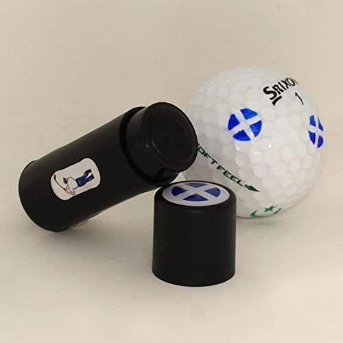 D B Spares Golfball-Stempel, Motiv: schottische Flagge, personalisieren Sie Ihre Golfbälle von D B Spares