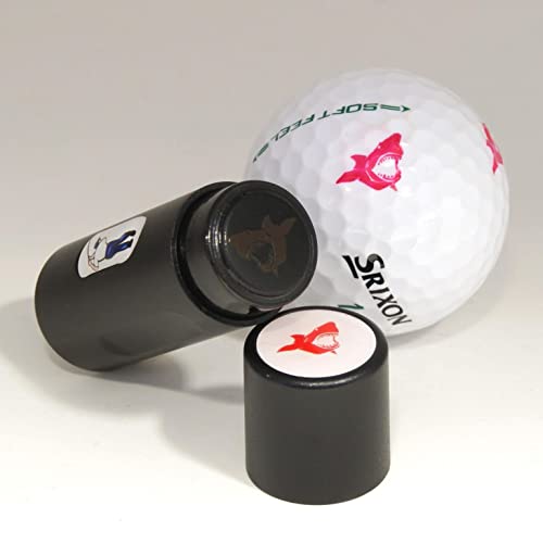 D B Spares Shark Golfball-Stempel, Stempel, Marker, personalisierbar von D B Spares