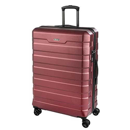 D&N Travel Line 2400-4-Rollen-Trolley S 54 cm Bordeaux von D & N