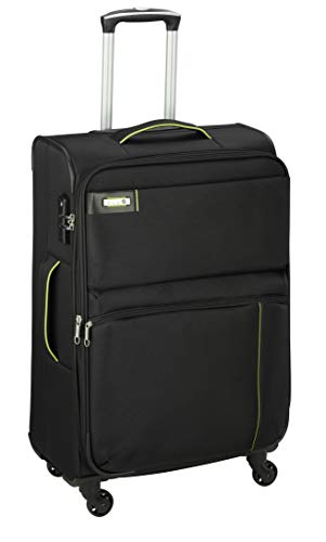 D&N Travel Line 6704 Koffer, 75 cm, 95L, Schwarz von D & N